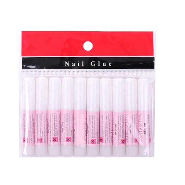 Nail Art Glue Manufacturer - 10Pcs 2g Acrylic False Tips Sticky Gel Paste