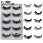 False Eyelashes Manufacturer - 2020 NEW 5 Pairs Mink 3D Thick Crisscross Natural