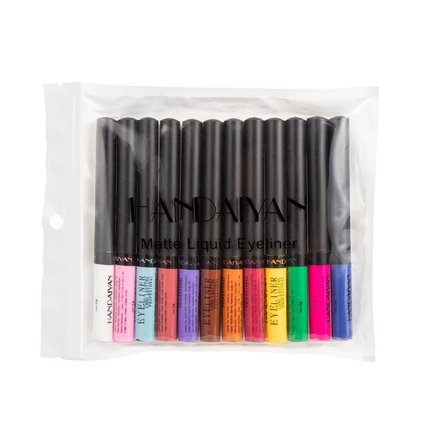 Matte Eyeliner Manufacturer - 12 Colors Waterproof Easy to Wear Matte