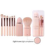 Makeup Brush Set Manufacturer - 8 in 1 Retractable Soft Mini Portable Powder Puff