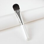 Face Mask Brush Manufacturer - Flat Soft Hair Facial Cleansing Foundation Applicator