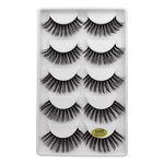 False Eyelashes Manufacturer - 10 Pairs HandMade Mink 3D Natural Long Contains Tweezers