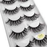 False Eyelashes Manufacturer - 10 Pairs HandMade Mink 3D Natural Long Contains Tweezers