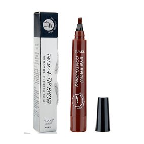 Eyebrow Pencil Manufacturer - SUAKE 4-TIP Liquid Waterproof Fork Tip Tattoo Pen