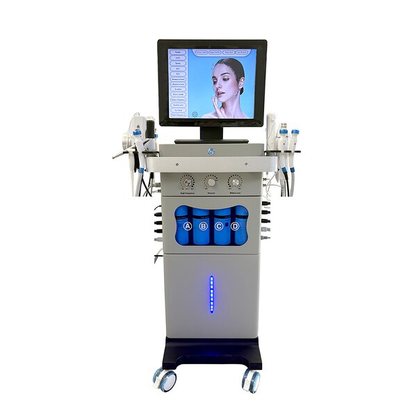 18/14 in 1 Hydra Facial Machine - Vertical Spa Blackhead Removal Face Cleaning Device