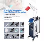 13 in 1 Hydra Machine - Facial Spa H2O2 Bubble with Skin Analyzer Led Lamp