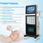 17in1/8in1 Hydro Machine - Promotion 2024z Dry&Wet Dermabrasion CO2 Bubble LED
