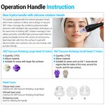 360 Spiral Vacuum Machine - 2025 Advanced Blackhead Removal Hydra Oxygen Facial