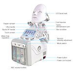 Hydro Dermabrasion Machine - Portable Water Hydra RF Aqua Skin Scrubber Blackhead Removal