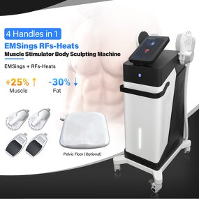 4 in 1 Muscle Stimulator - Professional Body Sculpting Massage 4 Handles Device