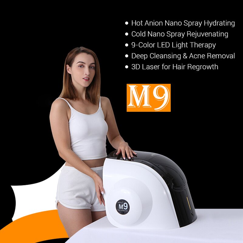9 Color LED PDT Machine - Professional UV Light Face Light Therapy for Salon