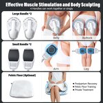 4 in 1 Muscle Stimulator - Professional Body Sculpting Massage 4 Handles Device