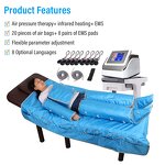 3 in 1 Lymphatic Machine - Boots Pressotherapy Lymph Drainage Body Massager