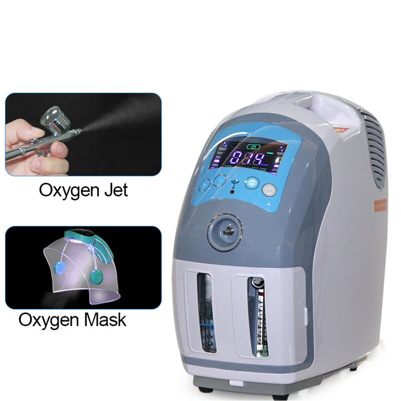 PDT Led Light Therapy Mask - 2023newest 7-Colors Jet Peel Oxygen Facial Machine