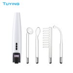 High Frequency Therapy Wand - Handheld Red Ozone Skin Care Facial Massage Device