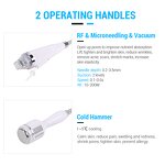 RF Microneedling Machine - 2022 Portable Gold Fraction Needles Skin Tightening