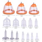 Breast Enhancement Device - Red Led Micro-current Vacuum Butt Lift 24 Pcs Cups