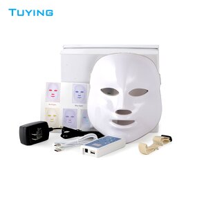 LED Light Therapy Mask - Beauty Machine 7 Colors Skin Rejuvenation Facial Mask