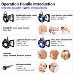 5 in 1 Roller Slimming Machine - New Russia Technology 360° Rotation Muscle Relax