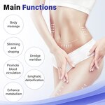 6 in 1 Roller Massage Machine - Vertical 360°Rotation Facial Lift Body Shape 5 Heads