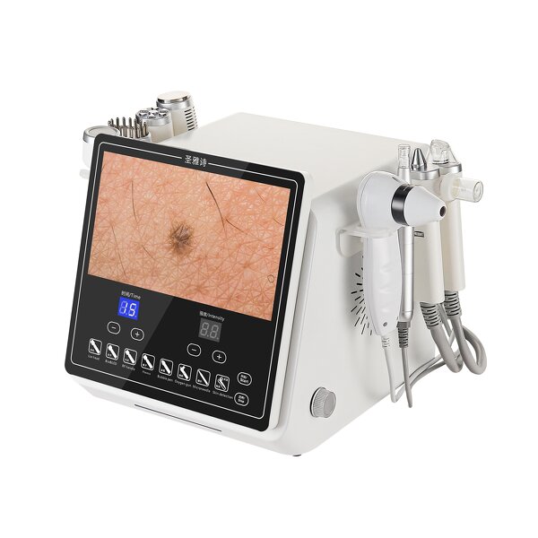 8 in 1 Hydra Machine - Newest Multifunctional with Trolley Skin Tester Oxygen