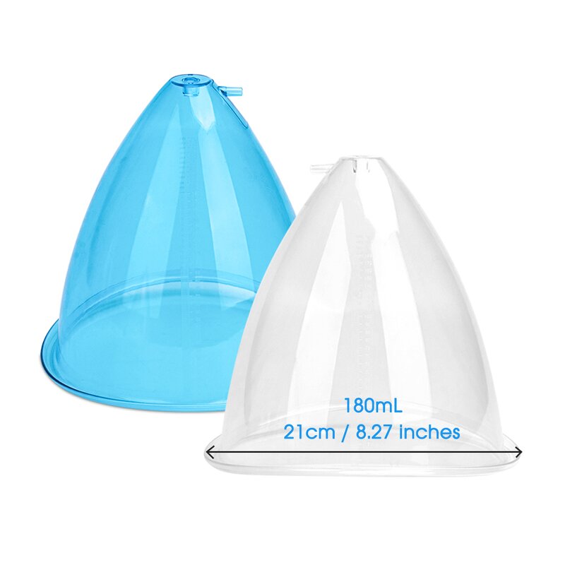 Vacuum Suction Cups - Breast Enlargement 180ml Buttocks Lifting Large XL Cups