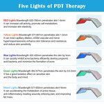 PDT Led Light Therapy Machine - 2024 Vertical Spa 132 Lamps 180 Degree Adjustable