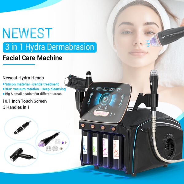 360 Spiral Vacuum Machine - 2025 Advanced Blackhead Removal Hydra Oxygen Facial