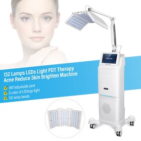 PDT Led Light Therapy Machine - 2024 Vertical Spa 132 Lamps 180 Degree Adjustable