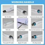 18/14 in 1 Hydra Facial Machine - Vertical Spa Blackhead Removal Face Cleaning Device