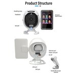 3D Visia Skin Analyzer - 2024 Portable AI Face Scanner Tester Analysis Machine