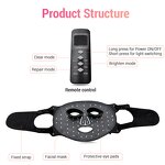 LED Light Therapy Mask - 2024z Black Beauty Skin Care 7 Colors Silicone Device