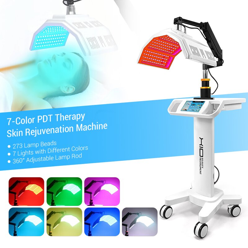 7 Color LED Light Therapy Machine - Professional Salon Facial PDT Beauty Device