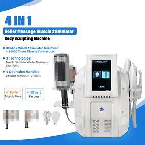 4 in 1 Body Stimulator - Newest Portable 5.6-inch Touch Screen Roller Massage