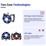 4 in 1 Roller Slimming Machine - Russia Vibrating 360 Rotation Lymphatic Drainage