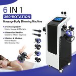 6 in 1 Roller Massage Machine - Vertical 360°Rotation Facial Lift Body Shape 5 Heads