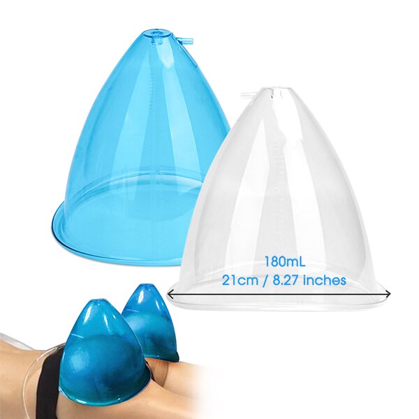 Vacuum Suction Cups - Blue 180ml 32 Cups Butt Lifting Vacuum Therapy Cups