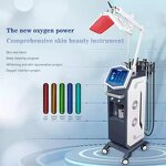 12 in 1 Hydrodermabrasion - PDT Led Light Aqua Peel with Skin Analyzer