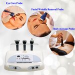 Ultrasonic Beauty Machine Manufacturer - AURO Portable 1mHz 3 Handles for Eye Face Body