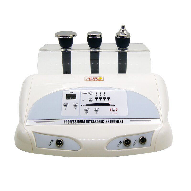 Ultrasonic Beauty Machine Manufacturer - AURO Portable 1mHz 3 Handles for Eye Face Body