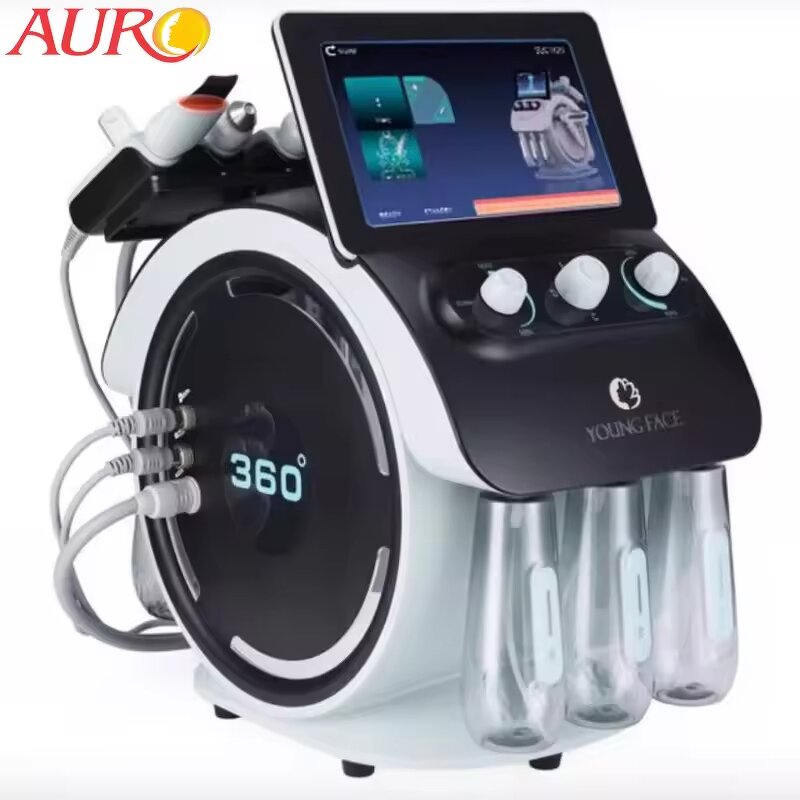 Hydrodermabrasion Machine Manufacturer - AU-S501 Salon Use 6 in 1 360° Visual