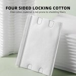 Cotton Pads - 130Pcs Square Makeup Remover Wet Dry Washable Skin-Friendly