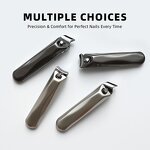 Nail Clippers - New Design Gold Gray Cuticle Nippers Wholesale Custom Packaging