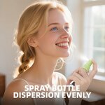 Cosmetic Travel Set - Leak-Proof Plastic Containers Refillable with Hair Roller