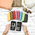 7 in 1 Nail Clippers Set - Portable Stainless Steel Manicure Pedicure Custom Box