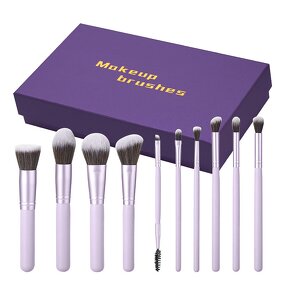 Makeup Brush Set - UUYP Women's Foundation Synthetic Hair Custom Gift Box Wholesale