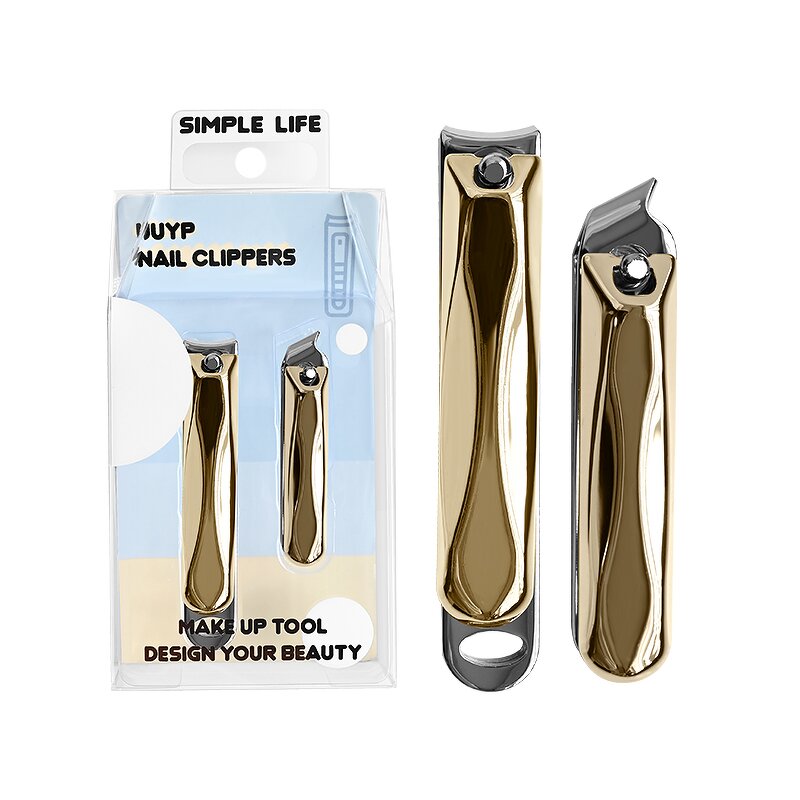 Finger Cuticle Nippers - Low MOQ Carbon Steel 2Pcs Wide Jaw Custom Packaging