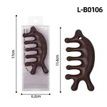 Wooden Hair Comb - Custom Five-finger Massage Sandalwood Wide Tooth Meridian Tool