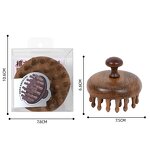Sandalwood Massage Comb - Wholesale 28 Mushroom Nail Tooth Shaper Girls Meridian