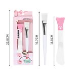Silicone Mask Brush - 2Pcs Pink Suitable for Cream Mask Foundation Maquillaje